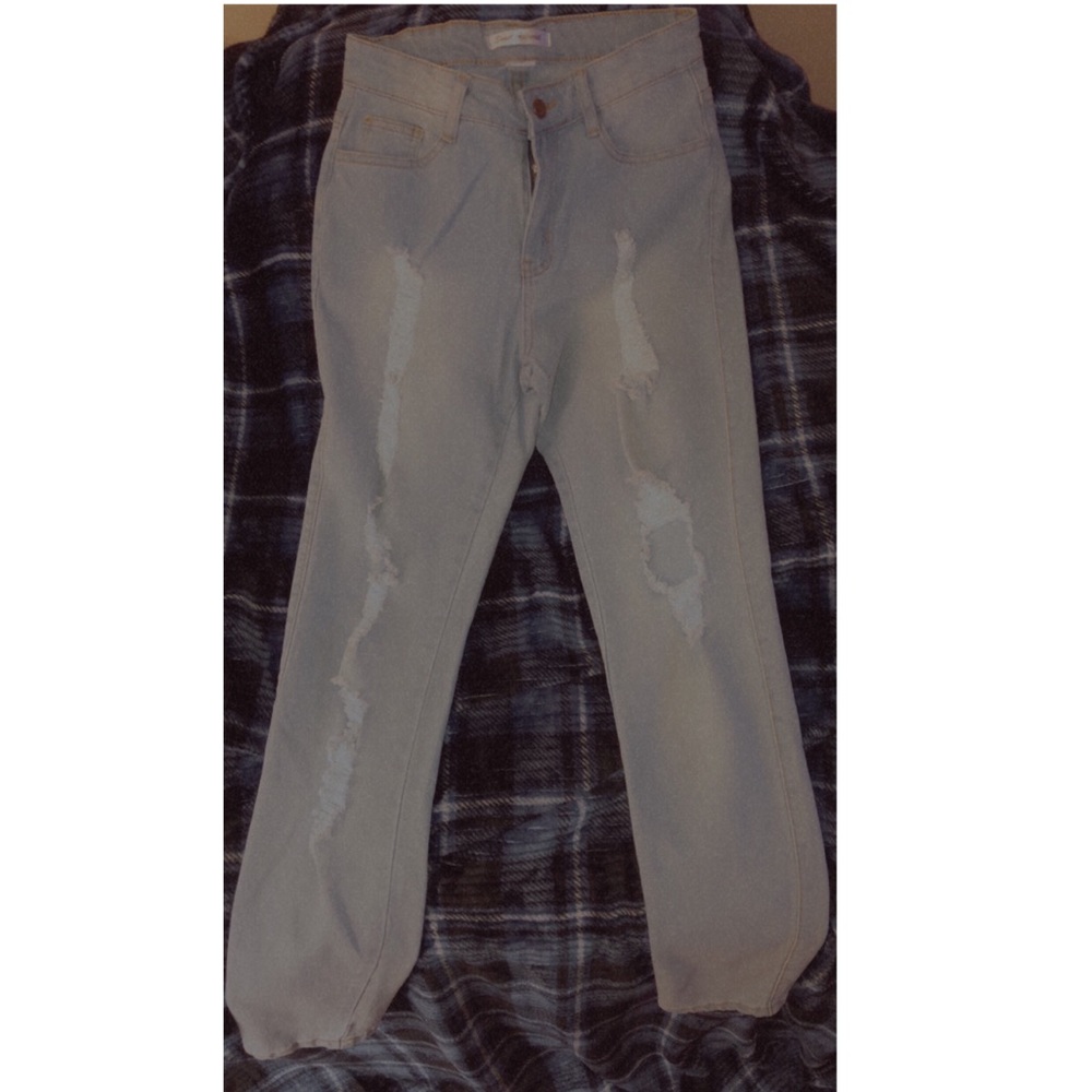 Light colored jeans